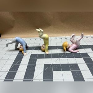 3 tumbling girls figurines